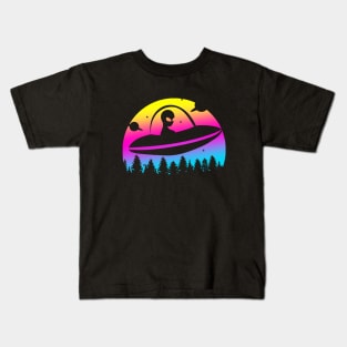 Alien Sunset Shadow Kids T-Shirt